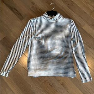 Madewell striped turtleneck